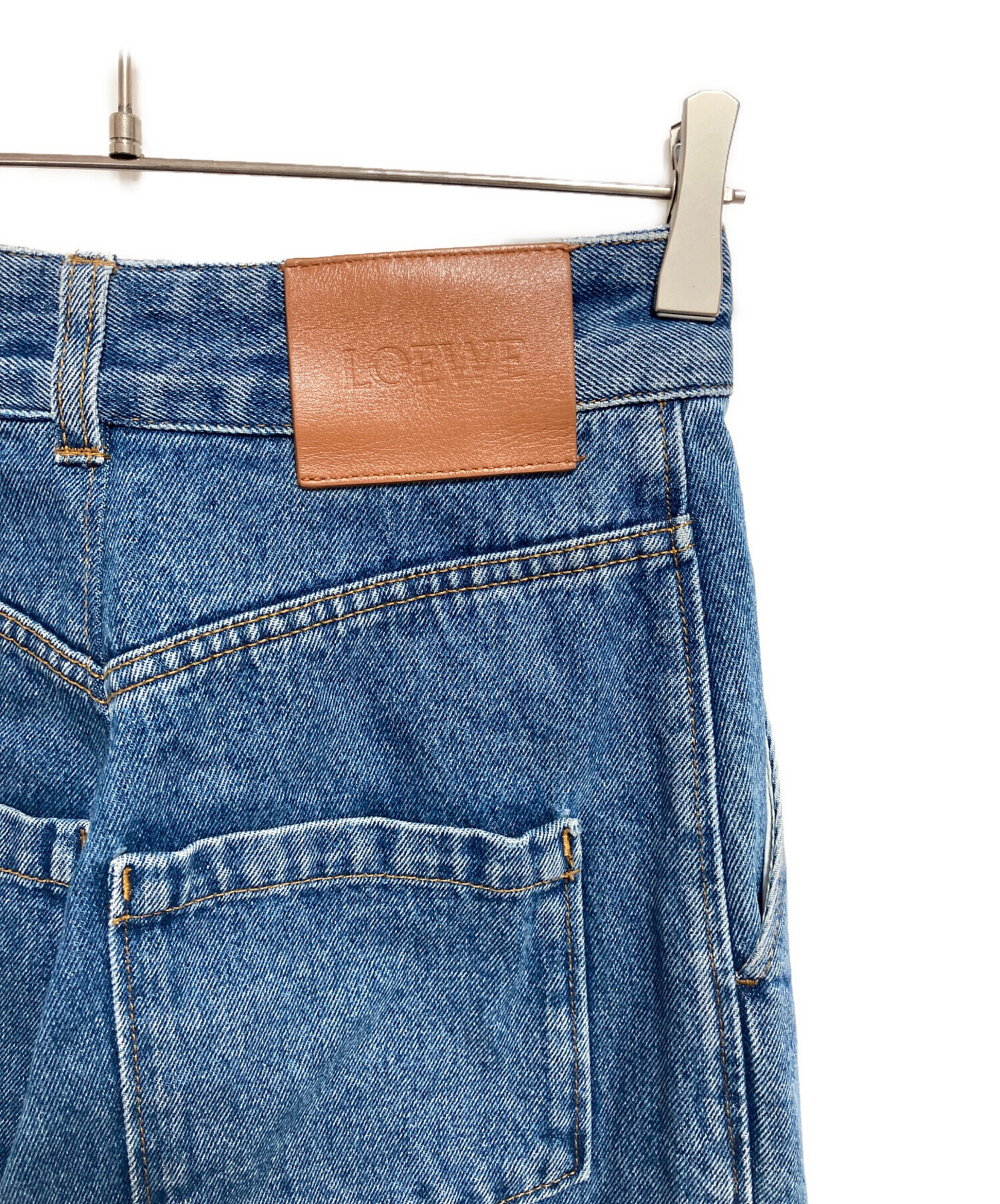 中古・古着通販】LOEWE (ロエベ) ANAGRAM BAGGY JEANS AF アナグラム
