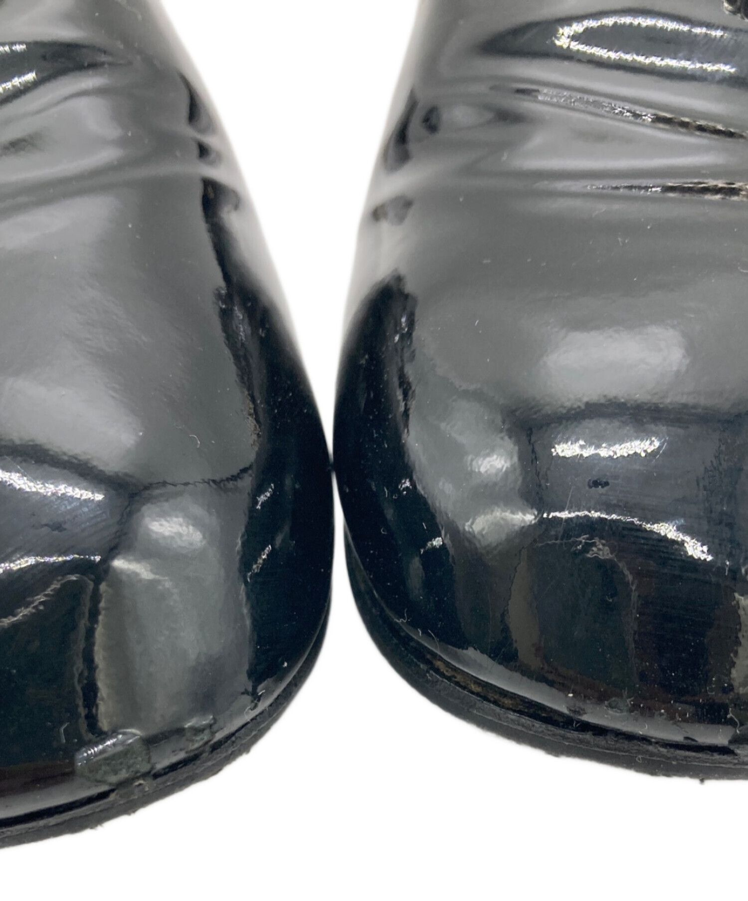 中古・古着通販】CHANEL (シャネル) エナメルパンプス ブラック サイズ