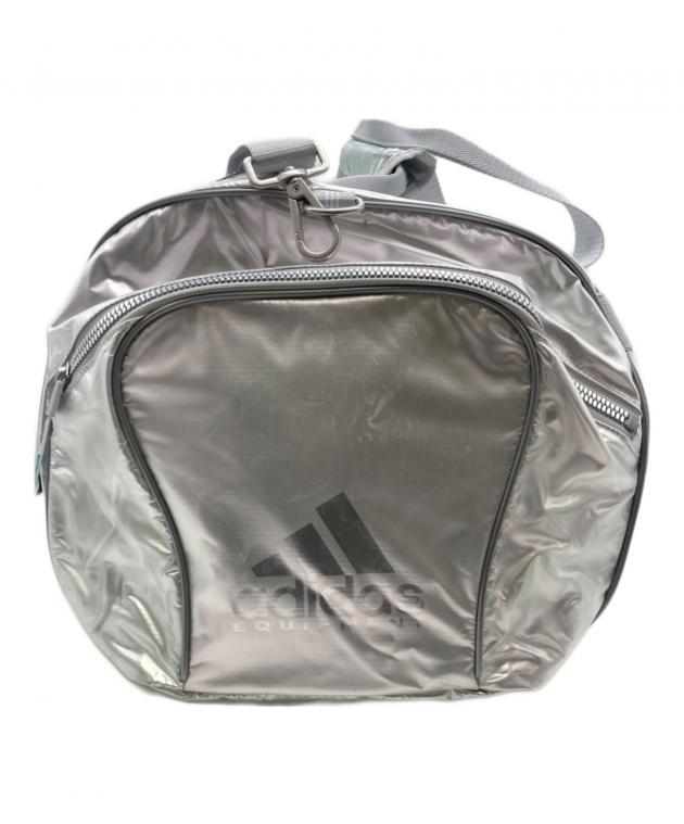adidas シルバー ボストンバッグ ナイロン製 中古・古着通販】adidas (アディダス) TEAM BAG EQUIPMENT シルバー
