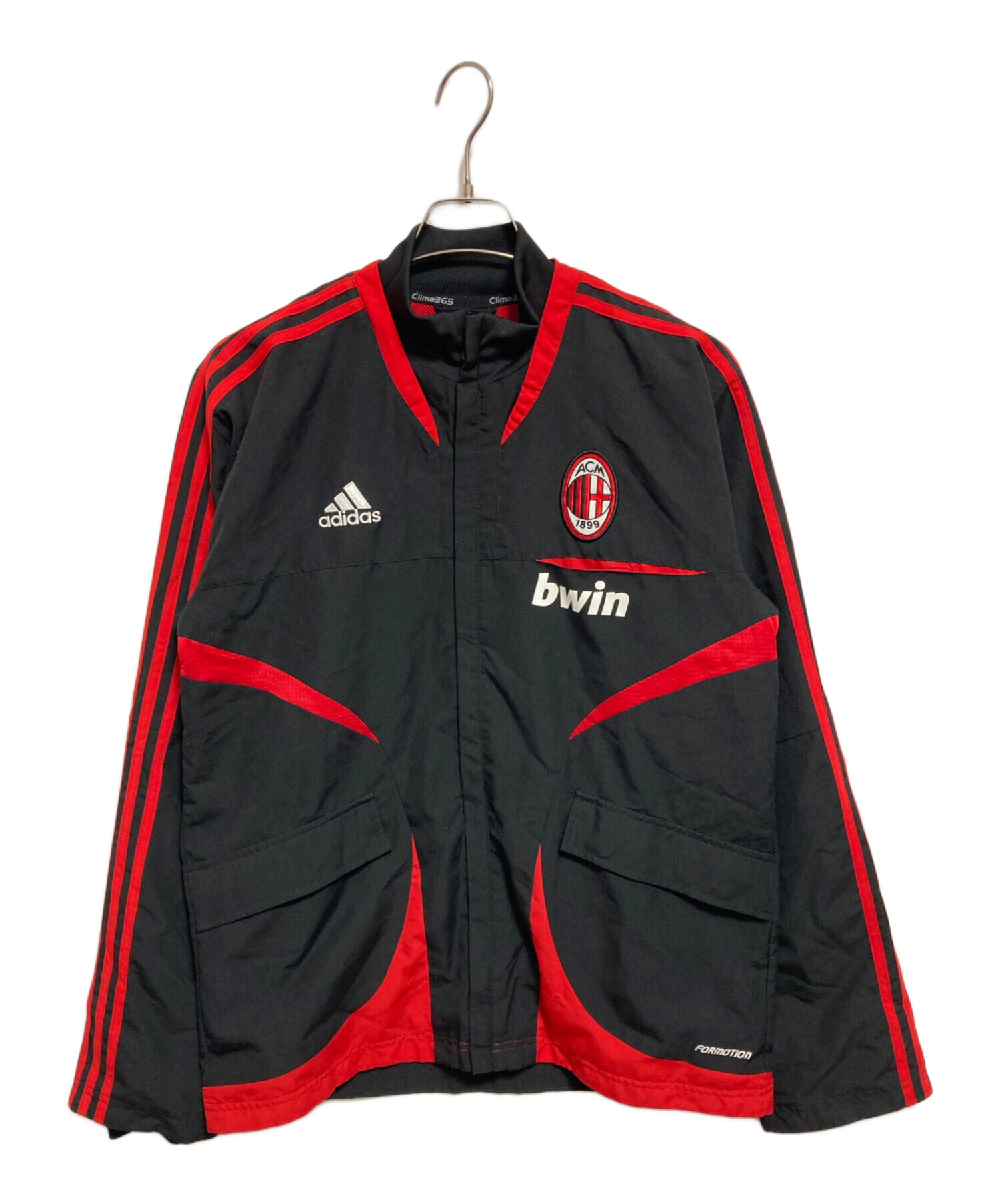 中古・古着通販】adidas (アディダス) セットアップ ブラック×レッド 