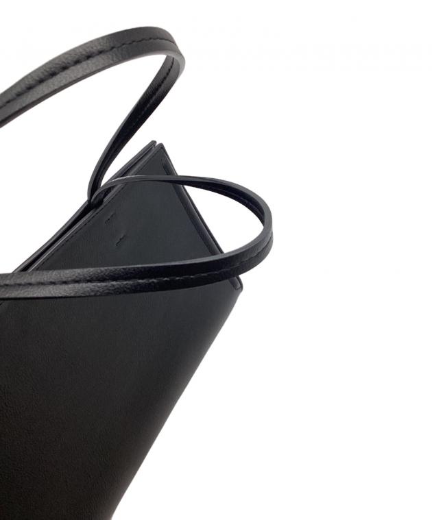 MIESROHE ／ SQUARE LEATHER BAG BLACK 中古・古着通販】MIESROHE (ミースロエ) SQUARE LEATHER BAG ブラック