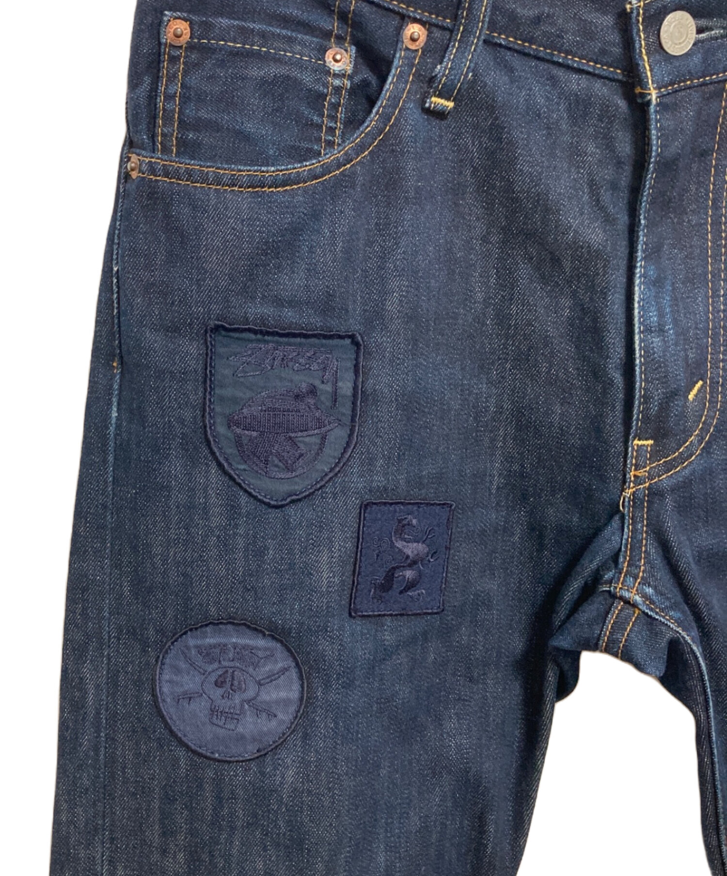Levi's ×stussy SS505 ワッペン付きデニム W36 中古・古着通販】stussy (ステューシー) LEVI'S (リーバイス) SS505