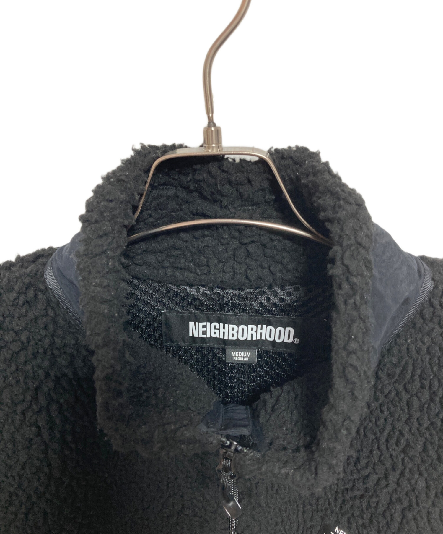 NEIGHBORHOOD フリースジャケット 黒 NEIGHBORHOOD ネイバーフッド SQD.FLEECE/E-JKT フリース