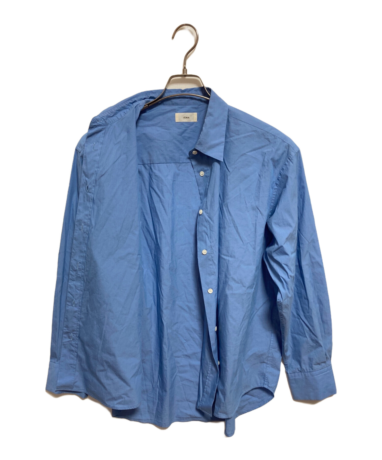 IENA SOMELOS fly frontシャツ ブルー　36 3004010207715040_07_5067w.jpeg
