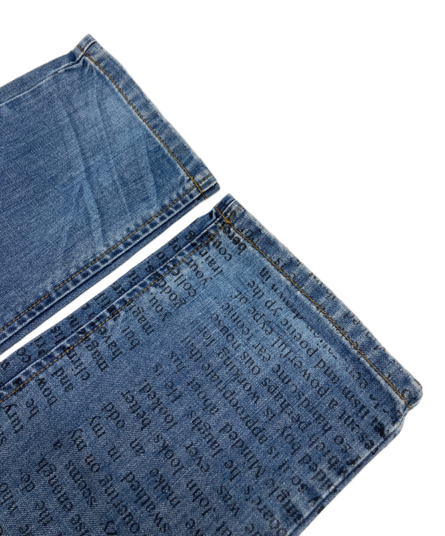 中古・古着通販】JOHN GALLIANO (ジョンガリアーノ) プリントデニム