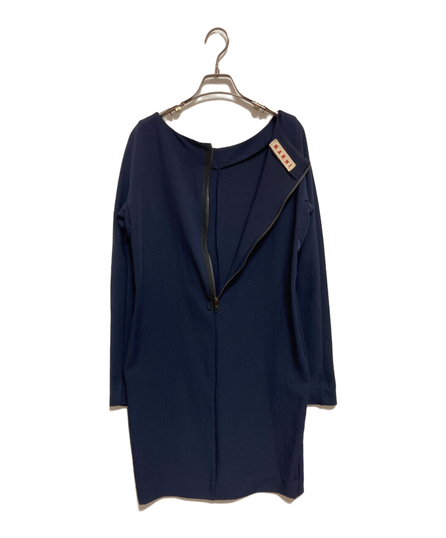 中古・古着通販】MARNI (マルニ) ワンピース ネイビー サイズ:40