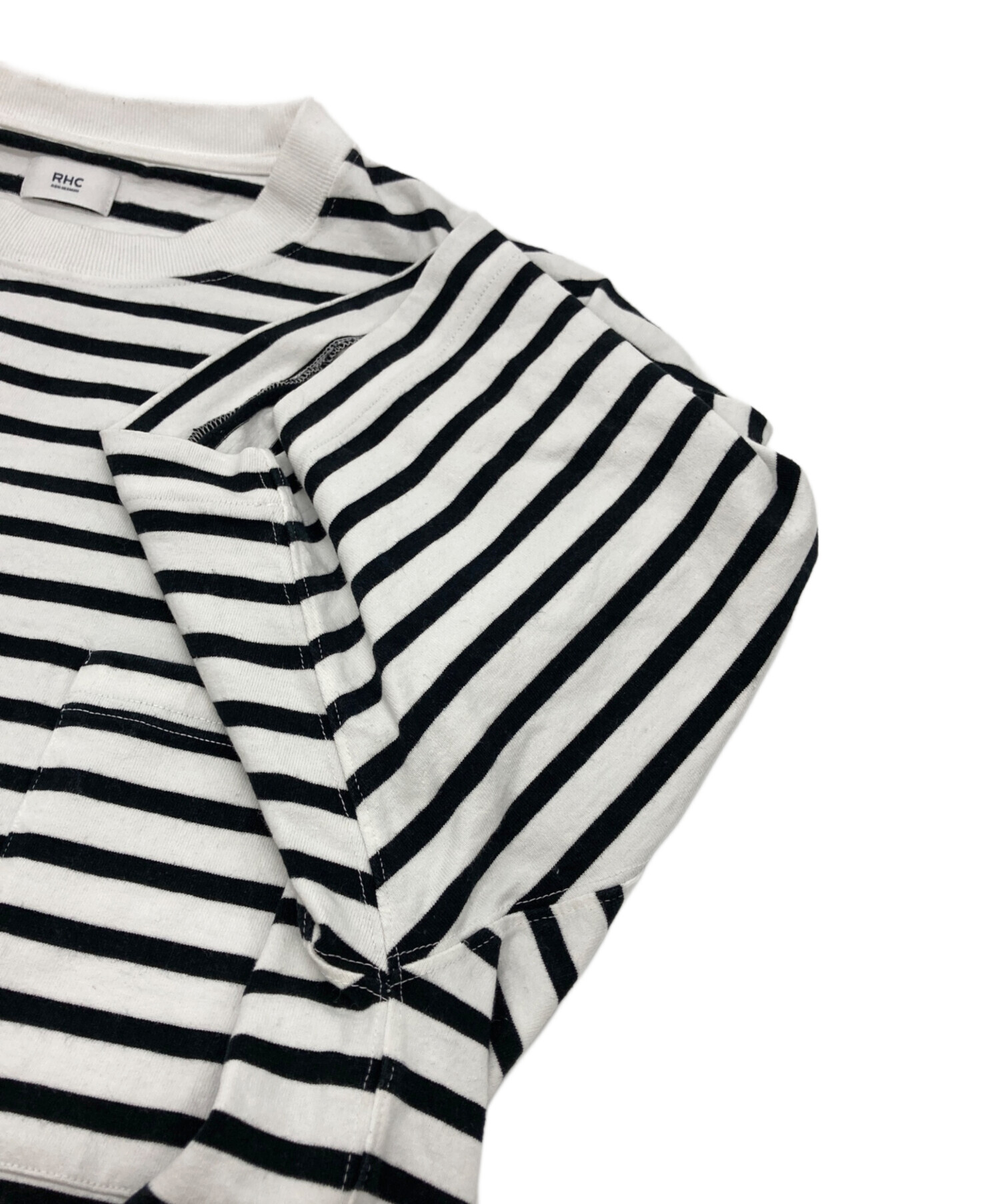 Ron Herman ロンハーマン　リブ　ボーダー　カットソー　Tシャツ Ron Herman - Ron Herman ロンハーマン リブ ボーダー カットソー T