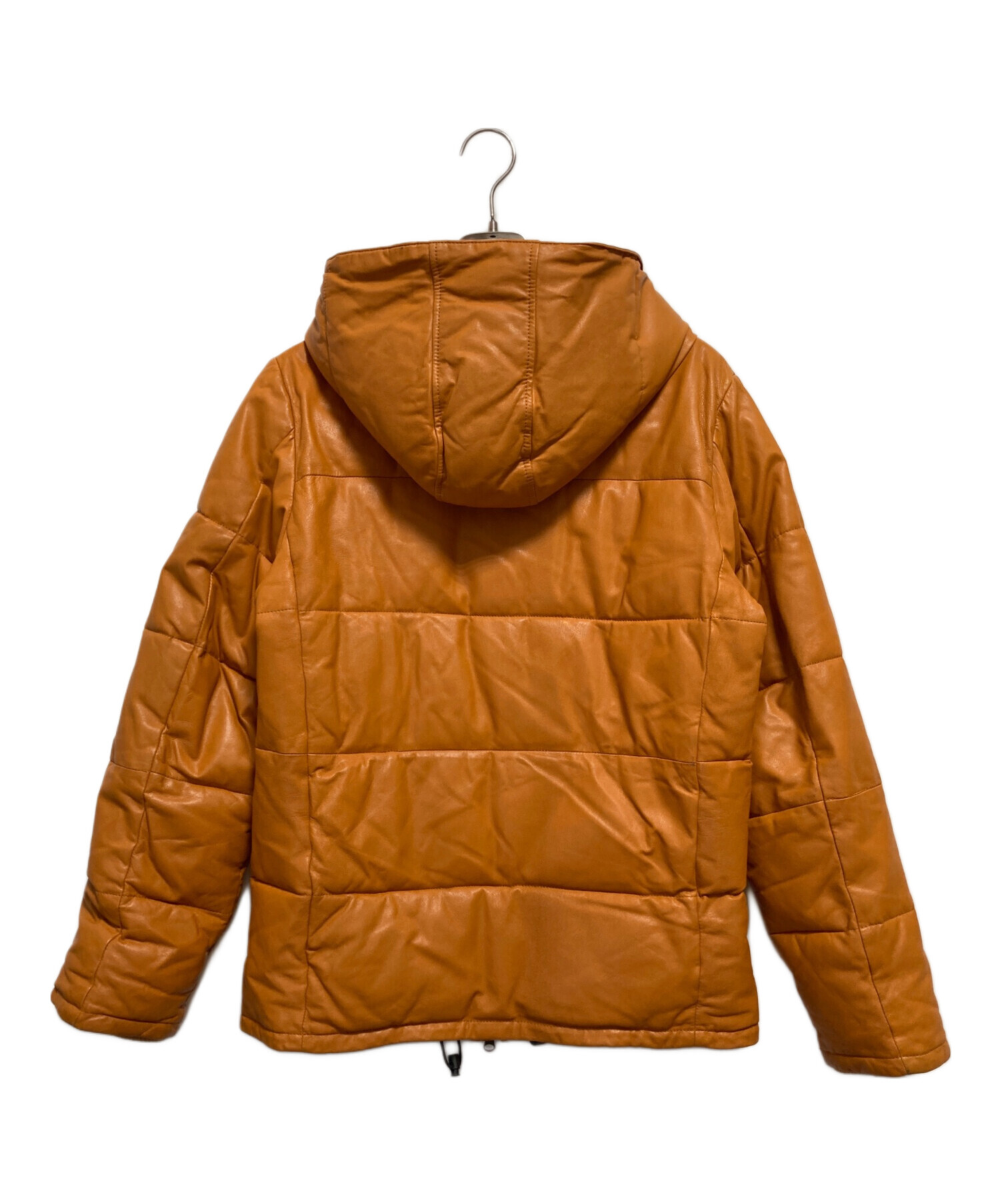 中古・古着通販】glamb (グラム) 中綿レザージャケット ブラウン