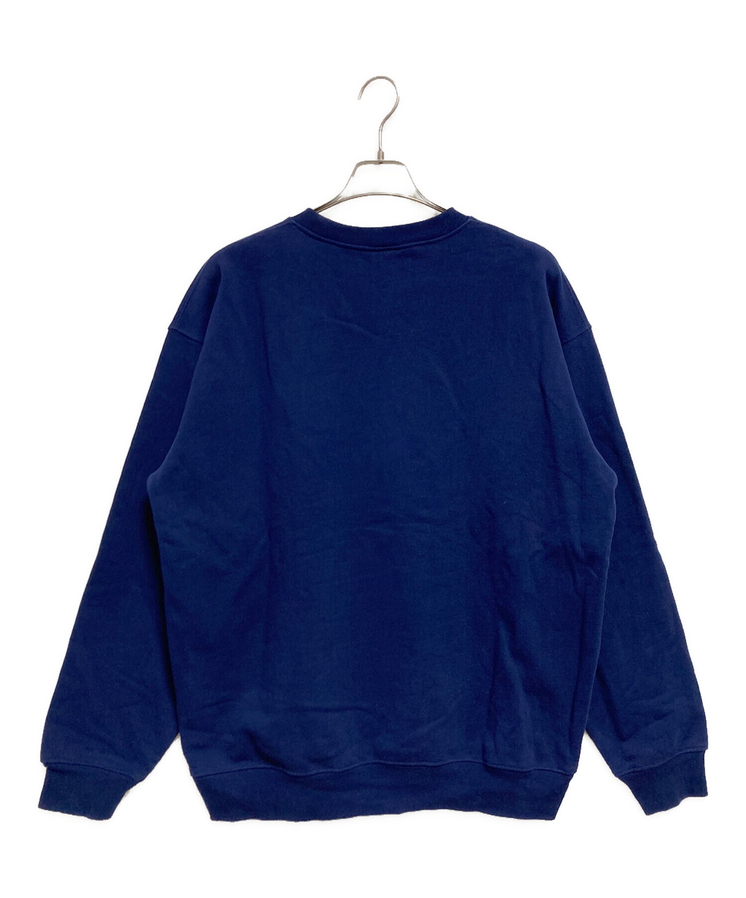 Dime スウェットLサイズ 中古・古着通販】Dime (ダイム) ロゴ刺繍スウェット ネイビー サイズ:L