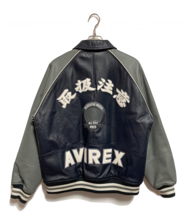 【極美品】BlackEyePatch×AVIREX レザージャケット スタジャン 極美品】BlackEyePatch×AVIREX レザージャケット スタジャン
