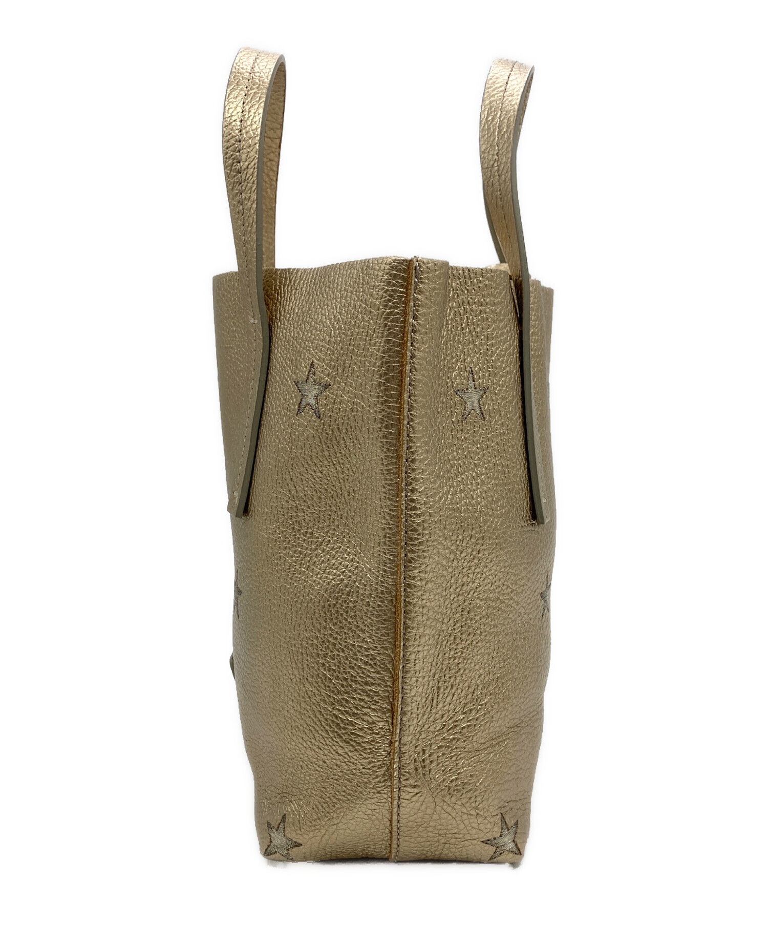 【美品】NUR DONATELLA LUCCHI ゴールドトートバッグ 中古・古着通販】NUR DONATELLA LUCCHI (ヌールドナテッラルッキ