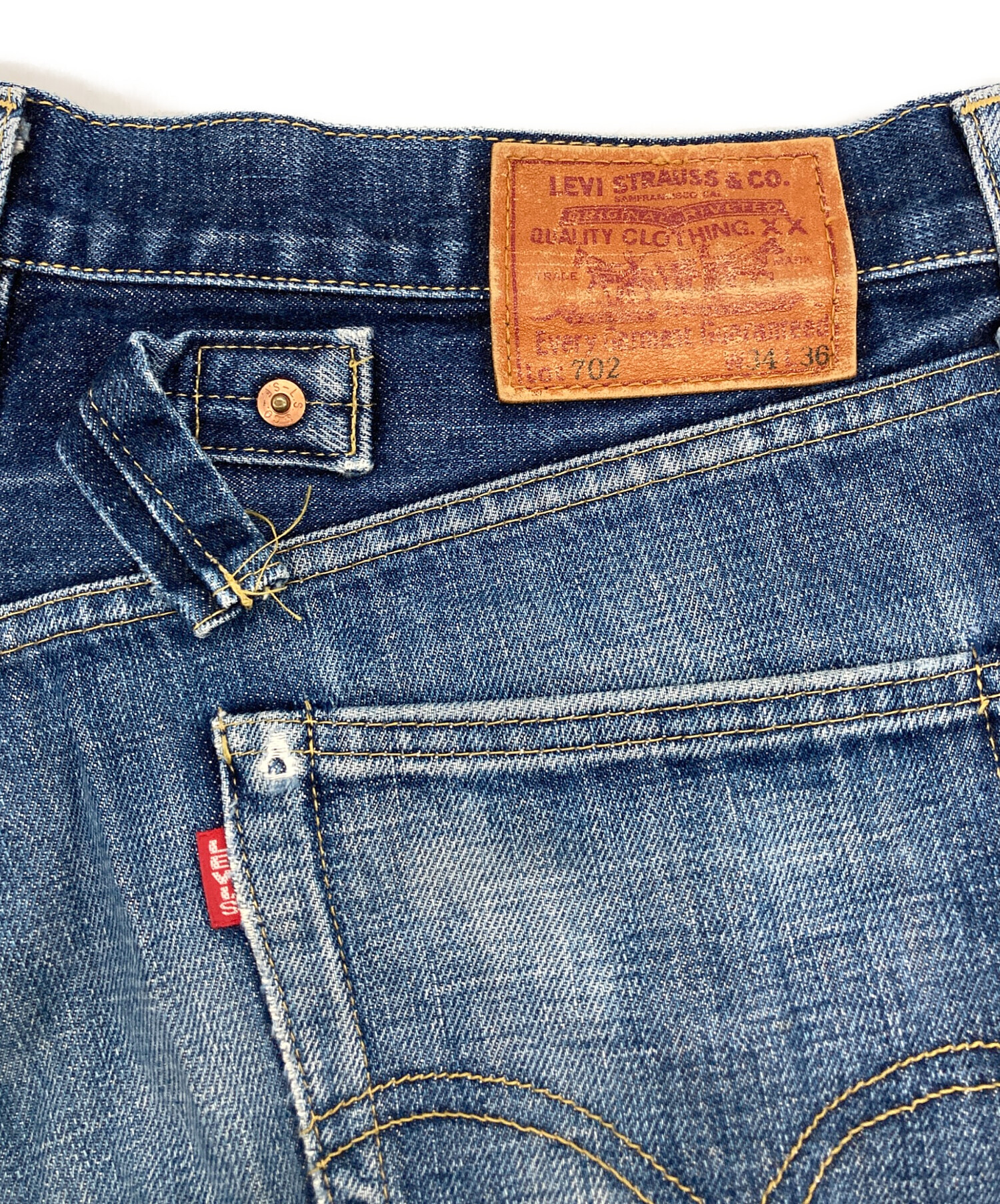 中古・古着通販】LEVI'S (リーバイス) 702XXデニムパンツ インディゴ