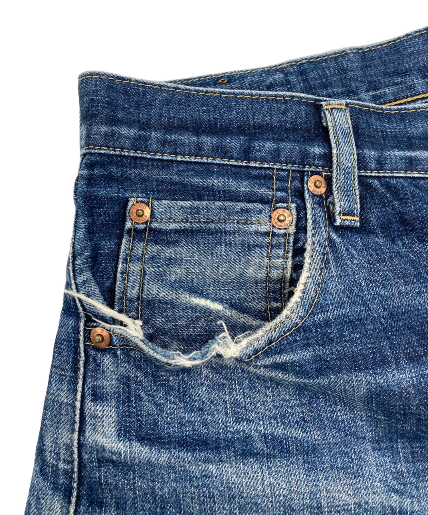 中古・古着通販】LEVI'S (リーバイス) 702XXデニムパンツ インディゴ