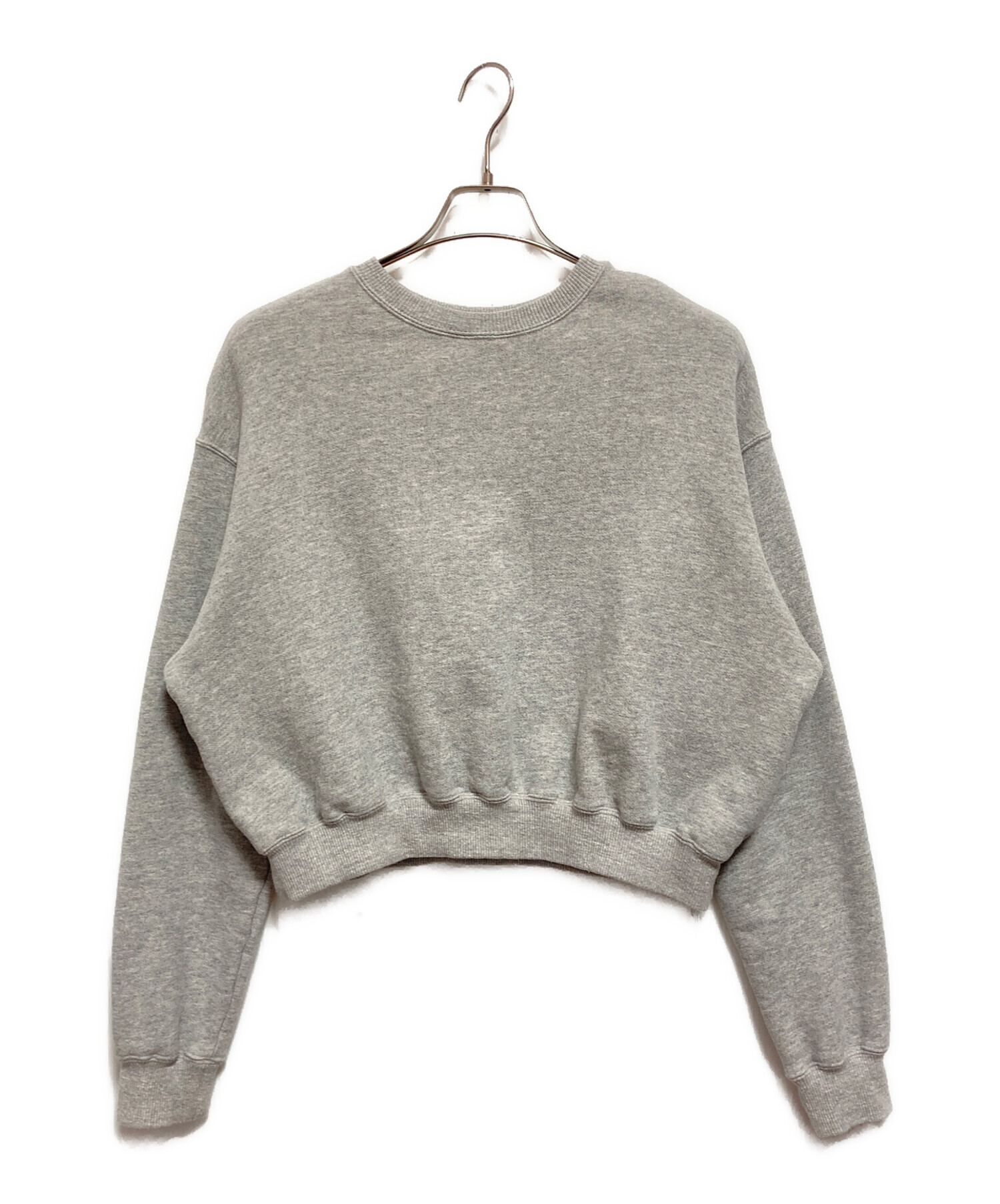 yo BIOTOP Lingerie】yo Sweatshirt グレー yo biotop short shirt top