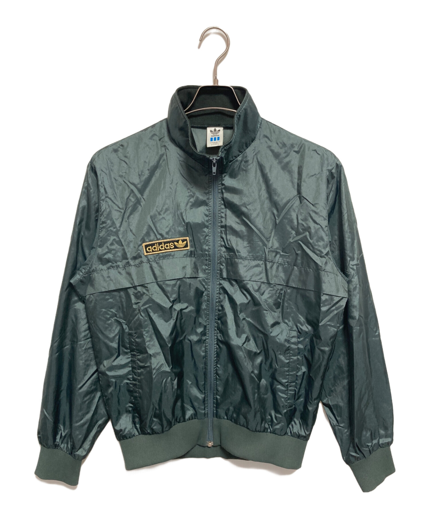 中古・古着通販】adidas (アディダス) ナイロンブルゾン グレー サイズ 