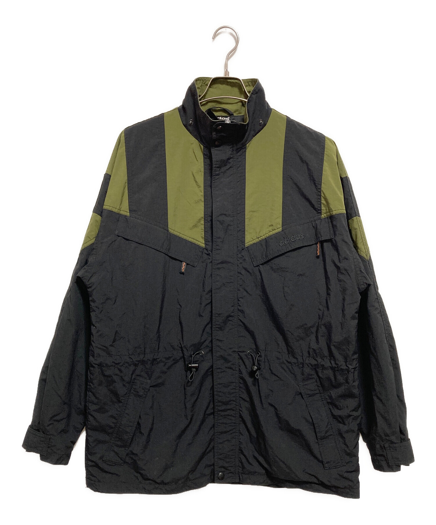 中古・古着通販】adidas (アディダス) ナイロンジャケット ブラック 