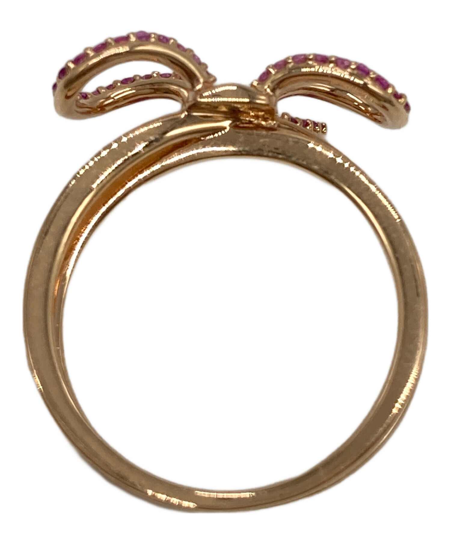 中古・古着通販】Ferragamo (フェラガモ) リボンモチーフリング サイズ