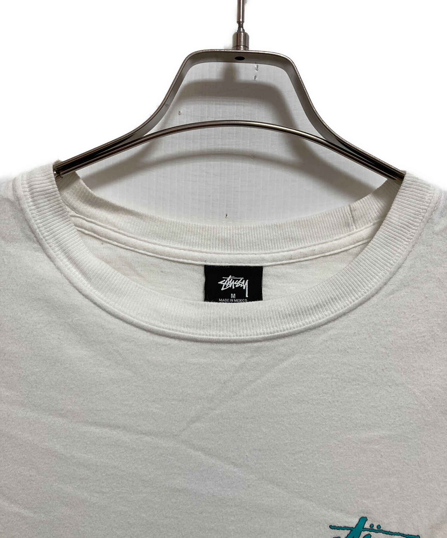 中古・古着通販】stussy (ステューシー) TRIBAL MASK TEE ホワイト