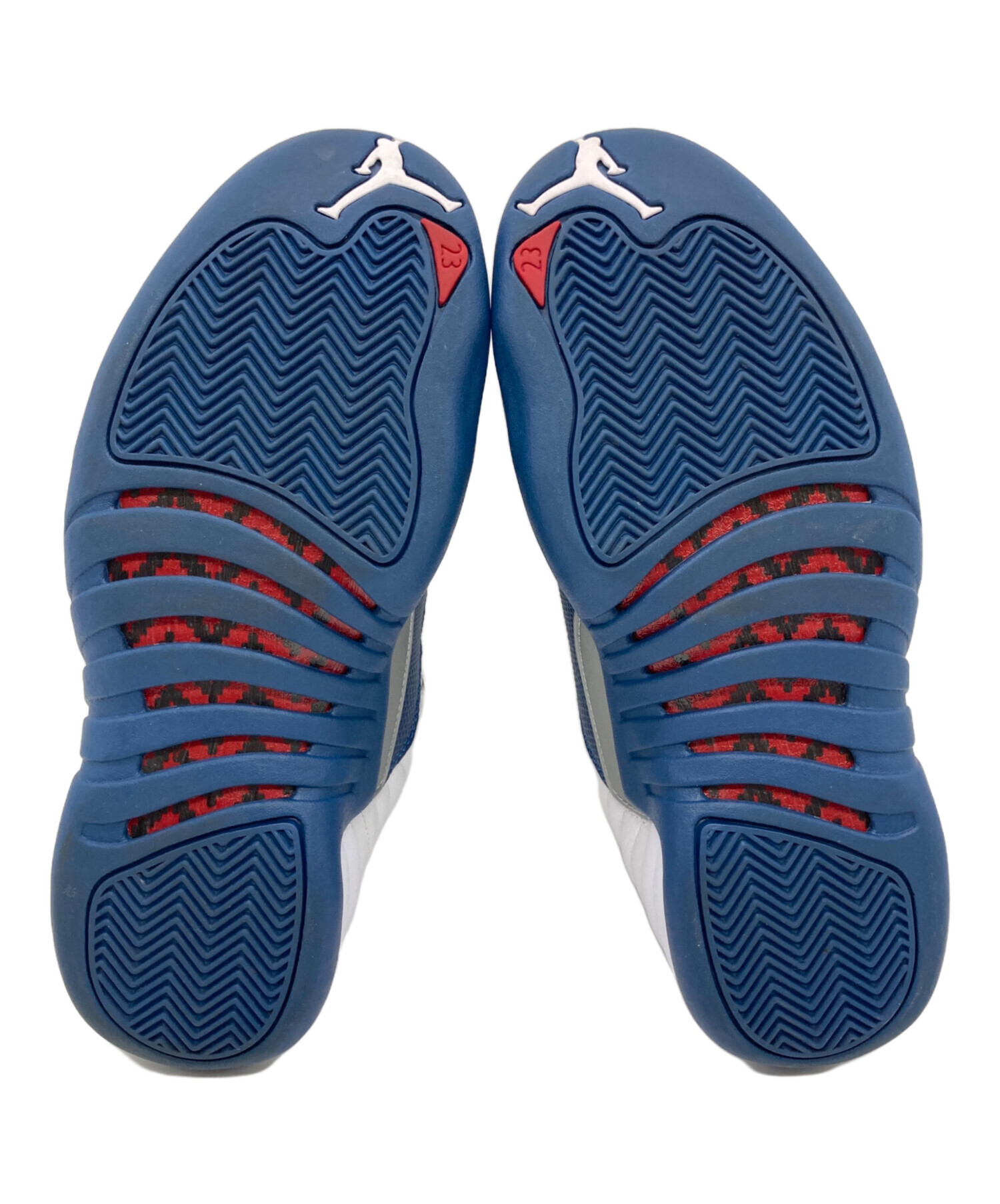 中古・古着通販】NIKE (ナイキ) AIR JORDAN 12 RETRO ホワイト×ブルー 