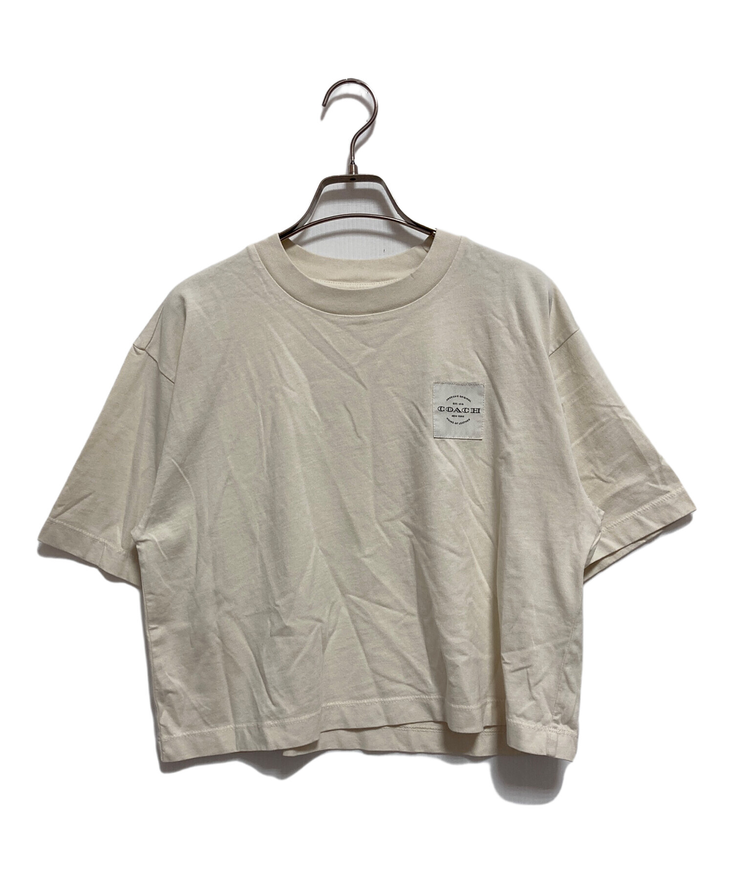 中古・古着通販】COACH (コーチ) ガーメントダイ クロップドTシャツ