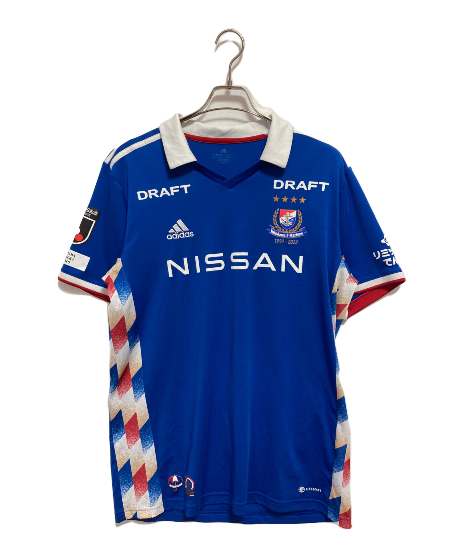 中古・古着通販】adidas (アディダス) ゲームシャツ ブルー サイズ:3XL