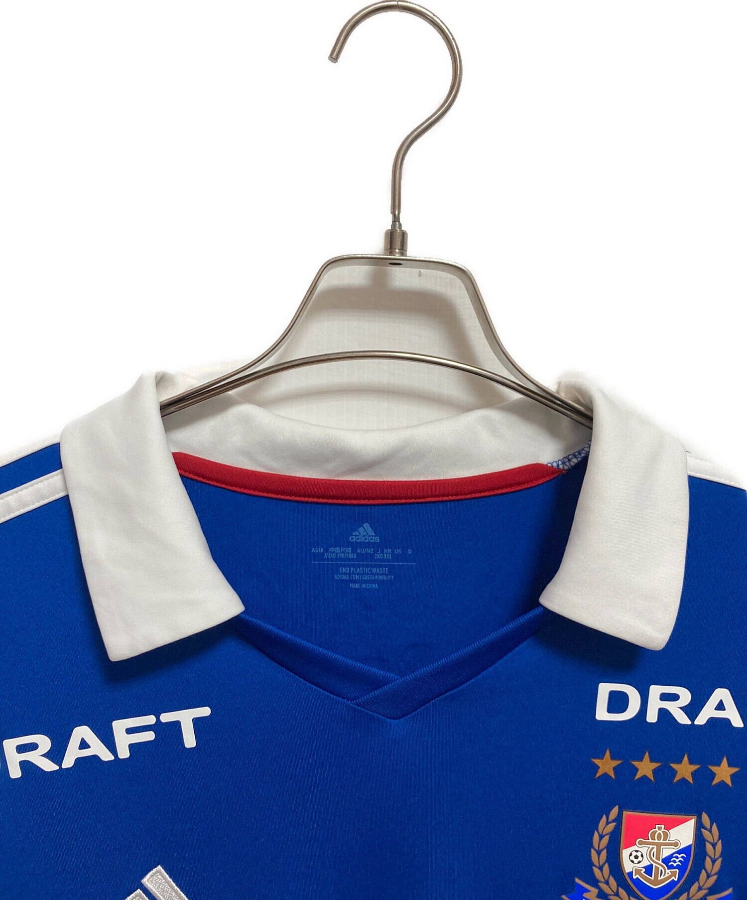 中古・古着通販】adidas (アディダス) ゲームシャツ ブルー サイズ:3XL