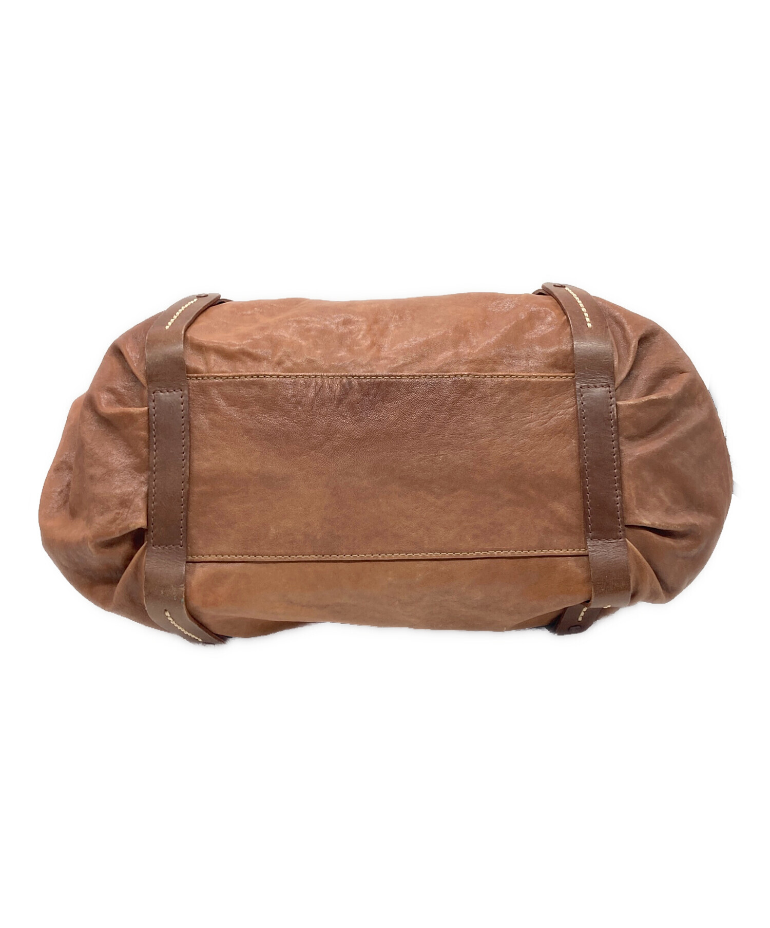 中古・古着通販】genten (ゲンテン) 2WAYレザーボストンバッグ