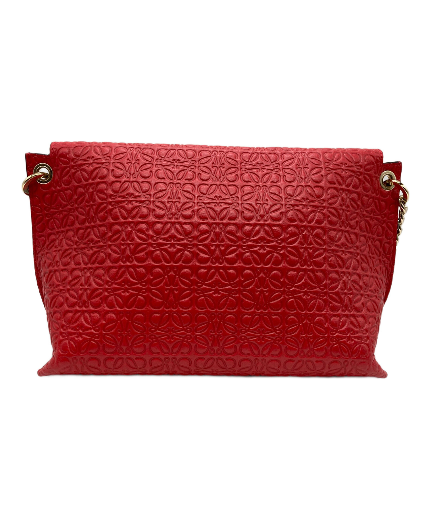 中古・古着通販】LOEWE (ロエベ) アベニュー ショルダーバッグ レッド