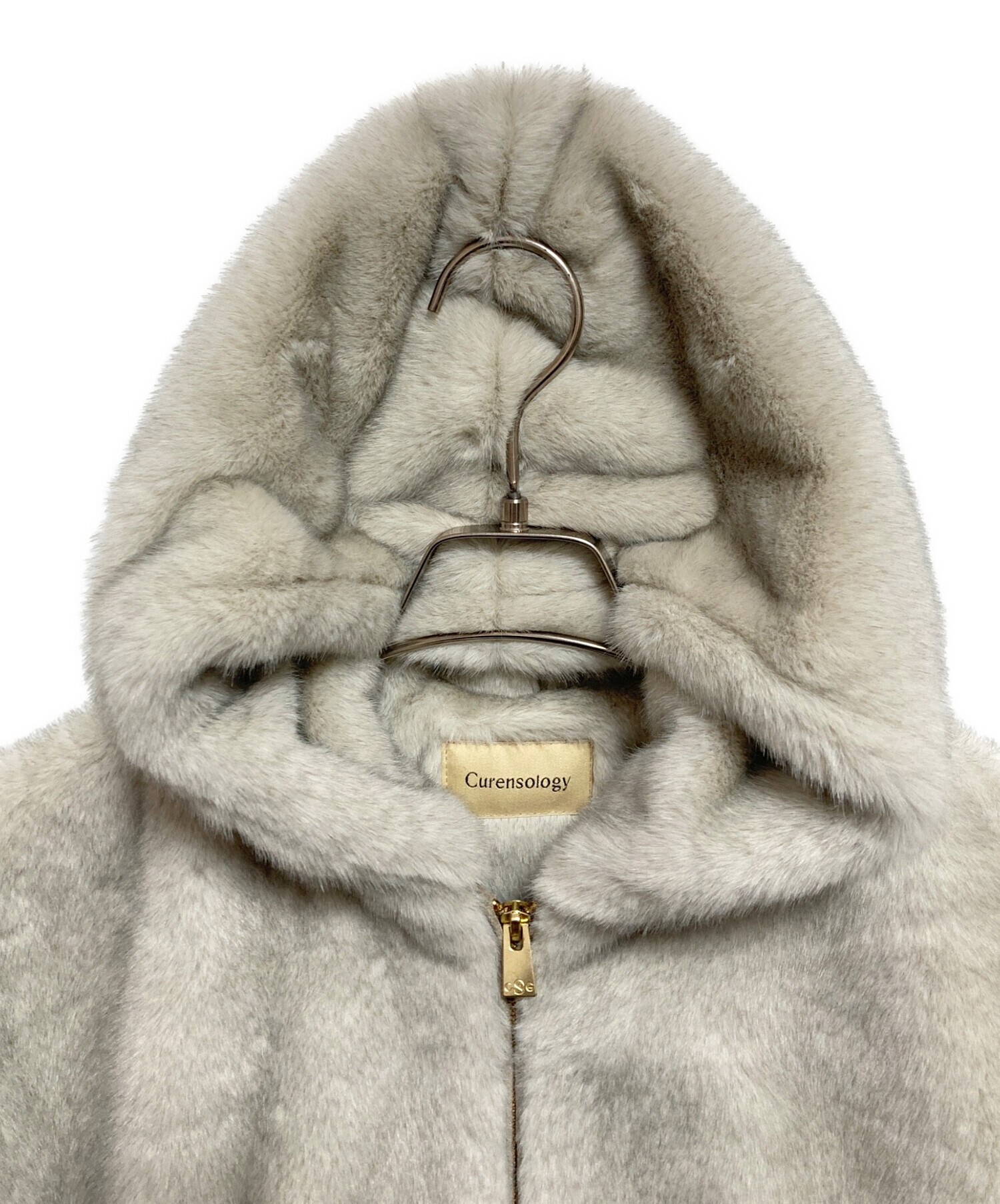 Curensology(カレンソロジー) ミンクライクファーベスト ライトグレー Curensology/カレンソロジー｜【PICK UP ITEM】カレンソロジー