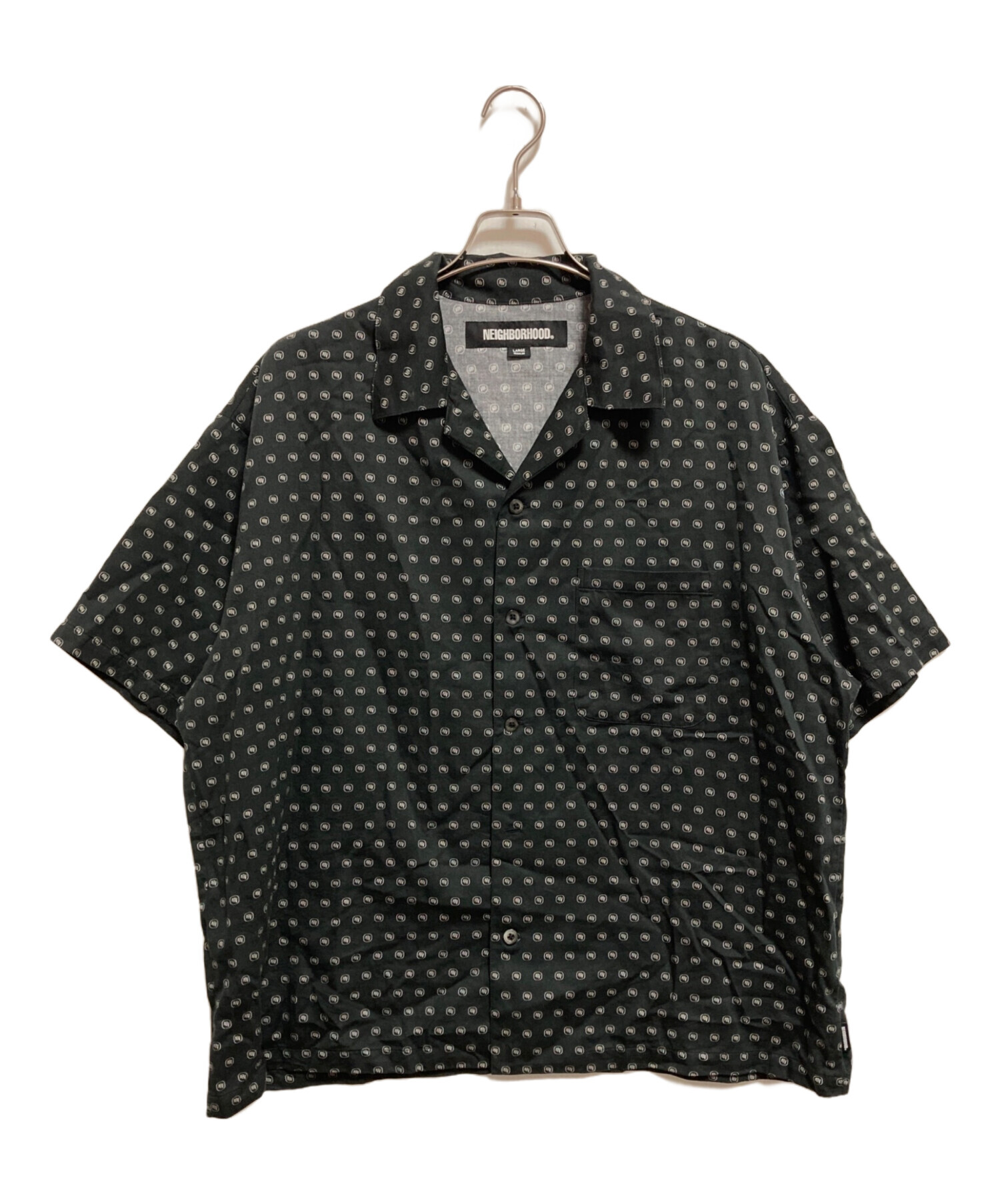 NEIGHBORHOOD monogram pattern shirt サイズL 中古・古着通販】NEIGHBORHOOD (ネイバーフッド) MONOGRAM PATTERN