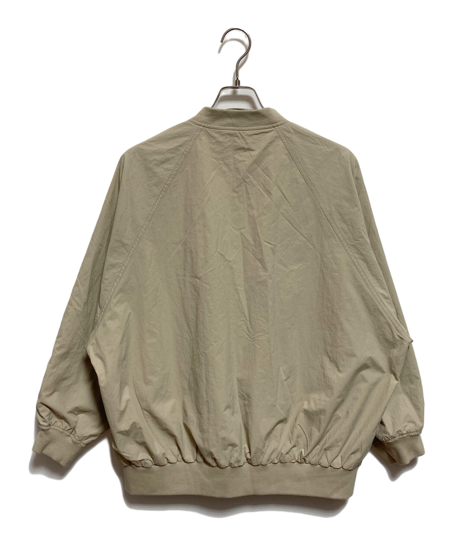 レリューム ウォッシャブルナイロンタッサーMA-1 ベージュ レリューム ウォッシャブルナイロンタッサーMA-1 ベージュ 追加4