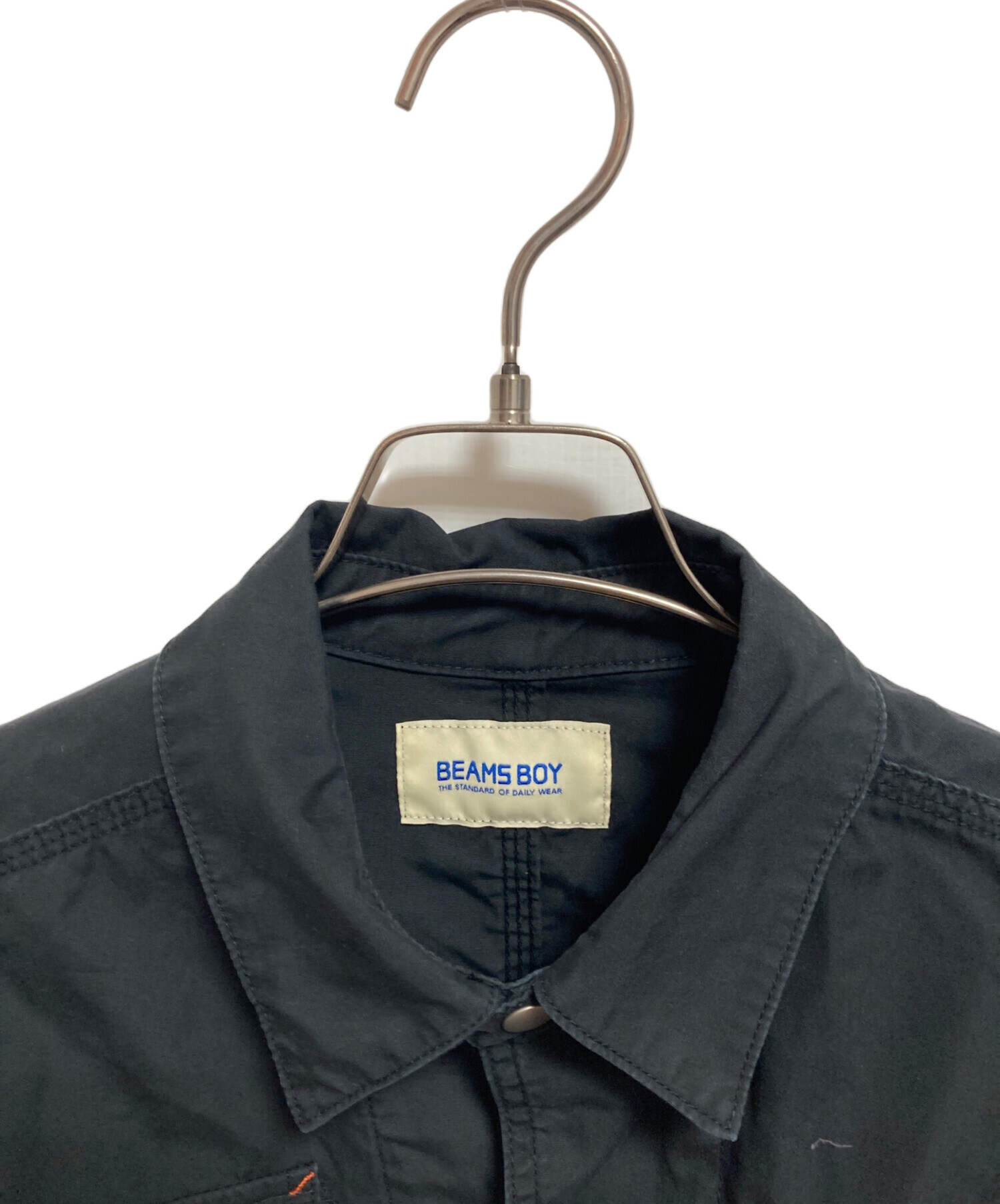 新品未使用　BEAMS BOY / コットンショートカバーオール　ブラック 中古・古着通販】BEAMS BOY (ビームスボーイ) コットン ショート