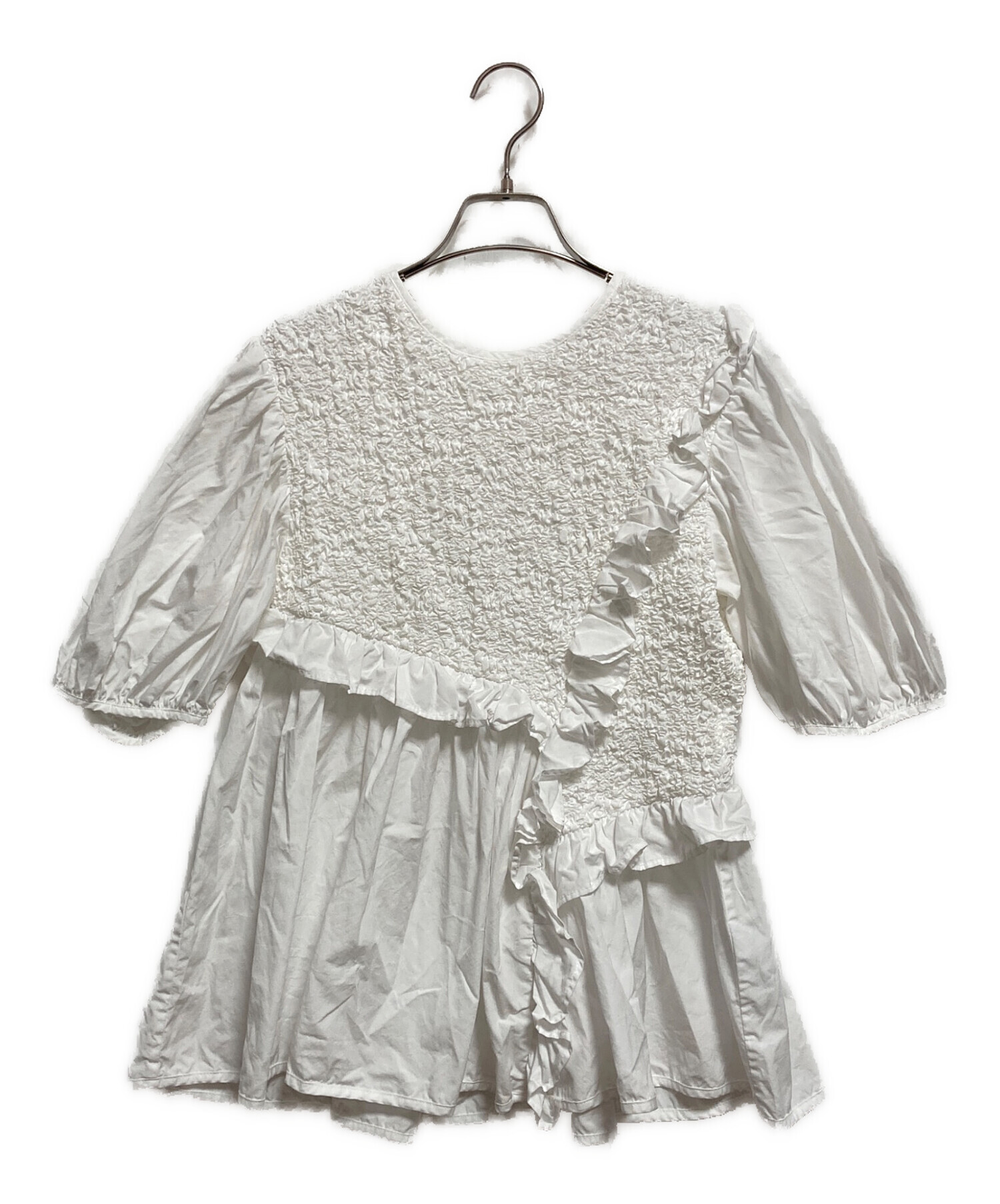 ✨美品✨ CECILIE BAHNSEN (Sサイズ相当) パフスリーブブラウス 中古・古着通販】CECILIE BAHNSEN (セシリーバンセン) パフスリーブ