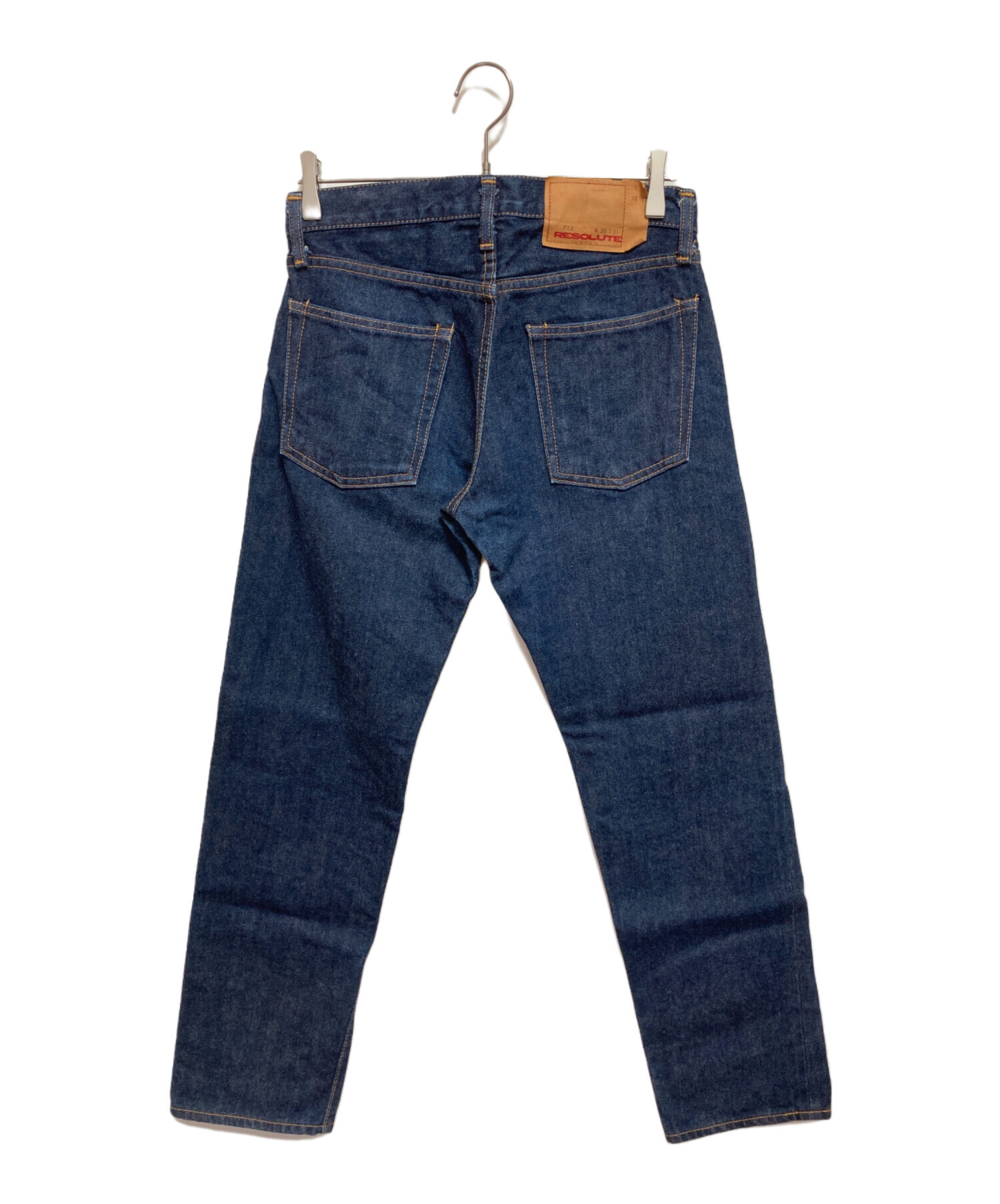 美品 リゾルト デニム 712 デニムパンツ セルビッチ 赤耳 古着 497 中古・古着通販】RESOLUTE (リゾルト) 712デニムパンツ インディゴ