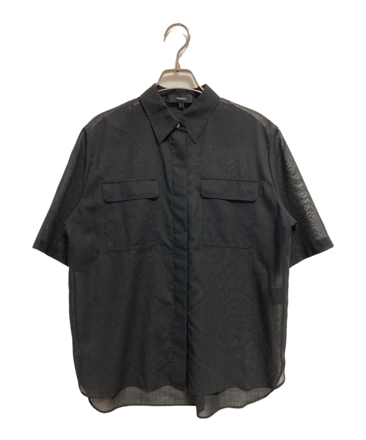 中古・古着通販】theory (セオリー) CHAMBRAY VOILE CLASSIC SHIRT