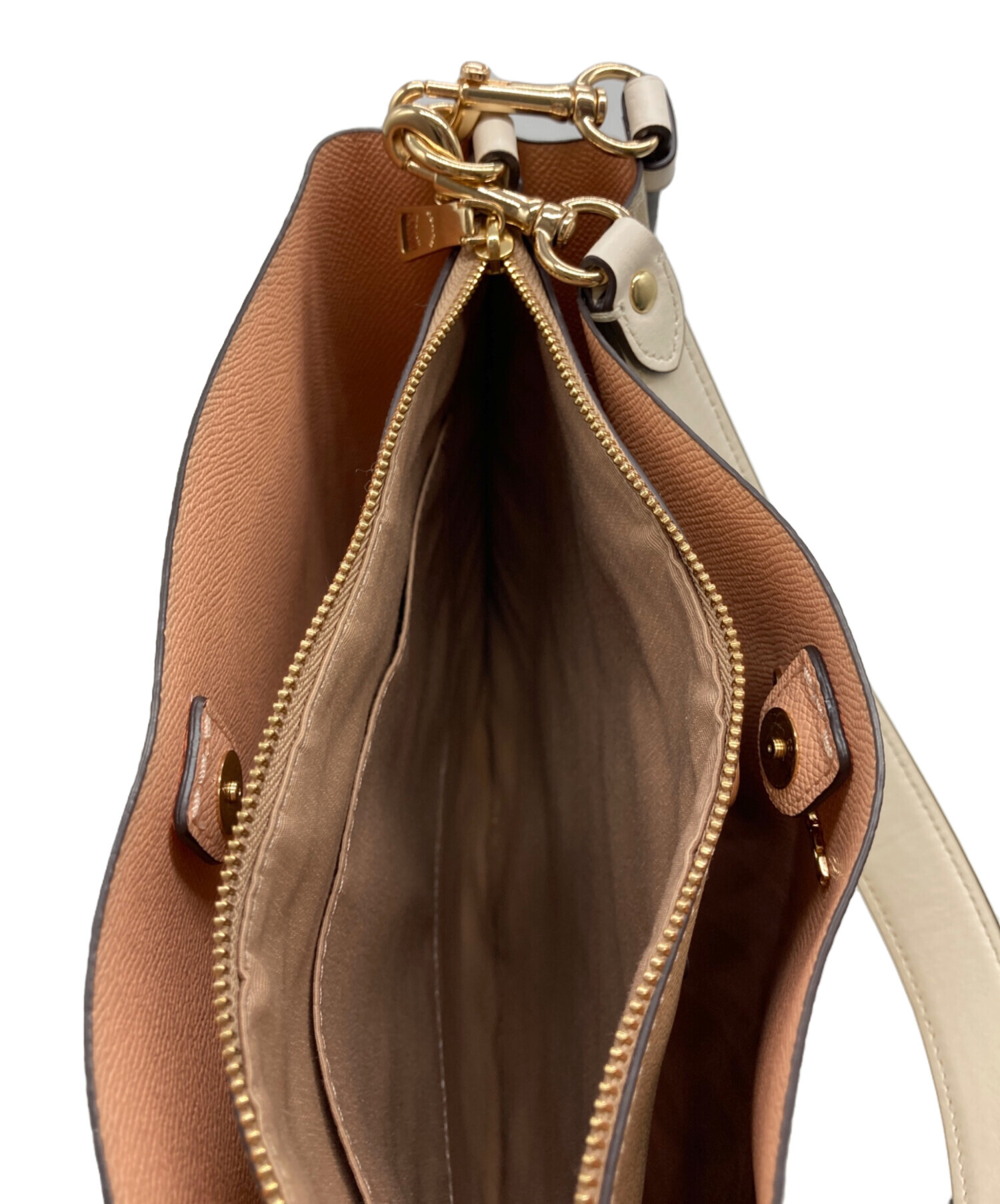 COACH モリーバケットバッグ バケツ型 ベージュ COACH モリーバケット