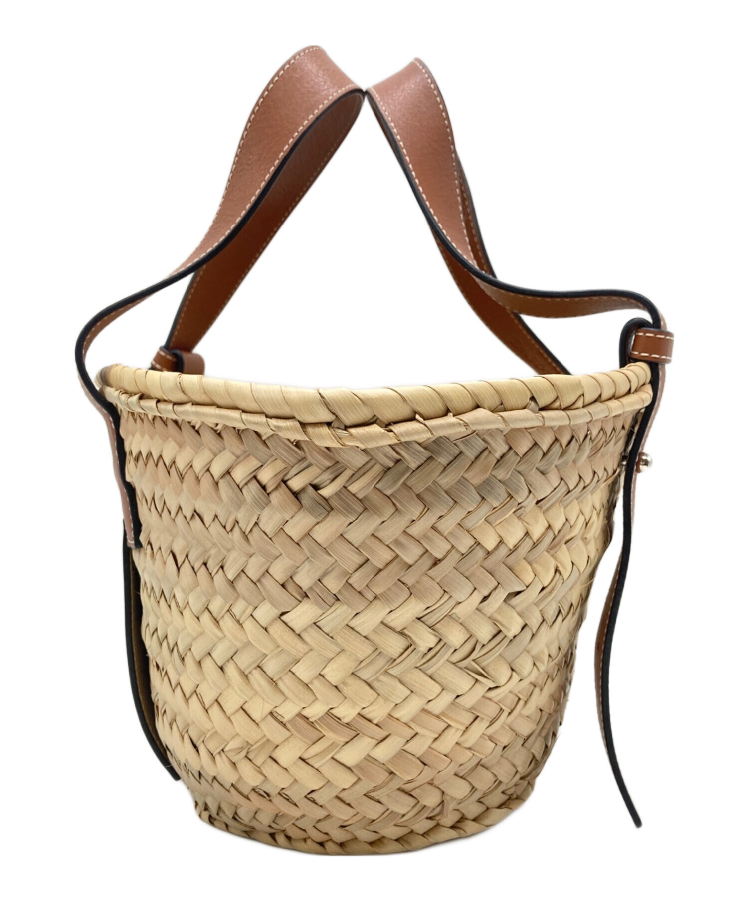 中古・古着通販】LOEWE (ロエベ) バスケットバッグ スモール ベージュ