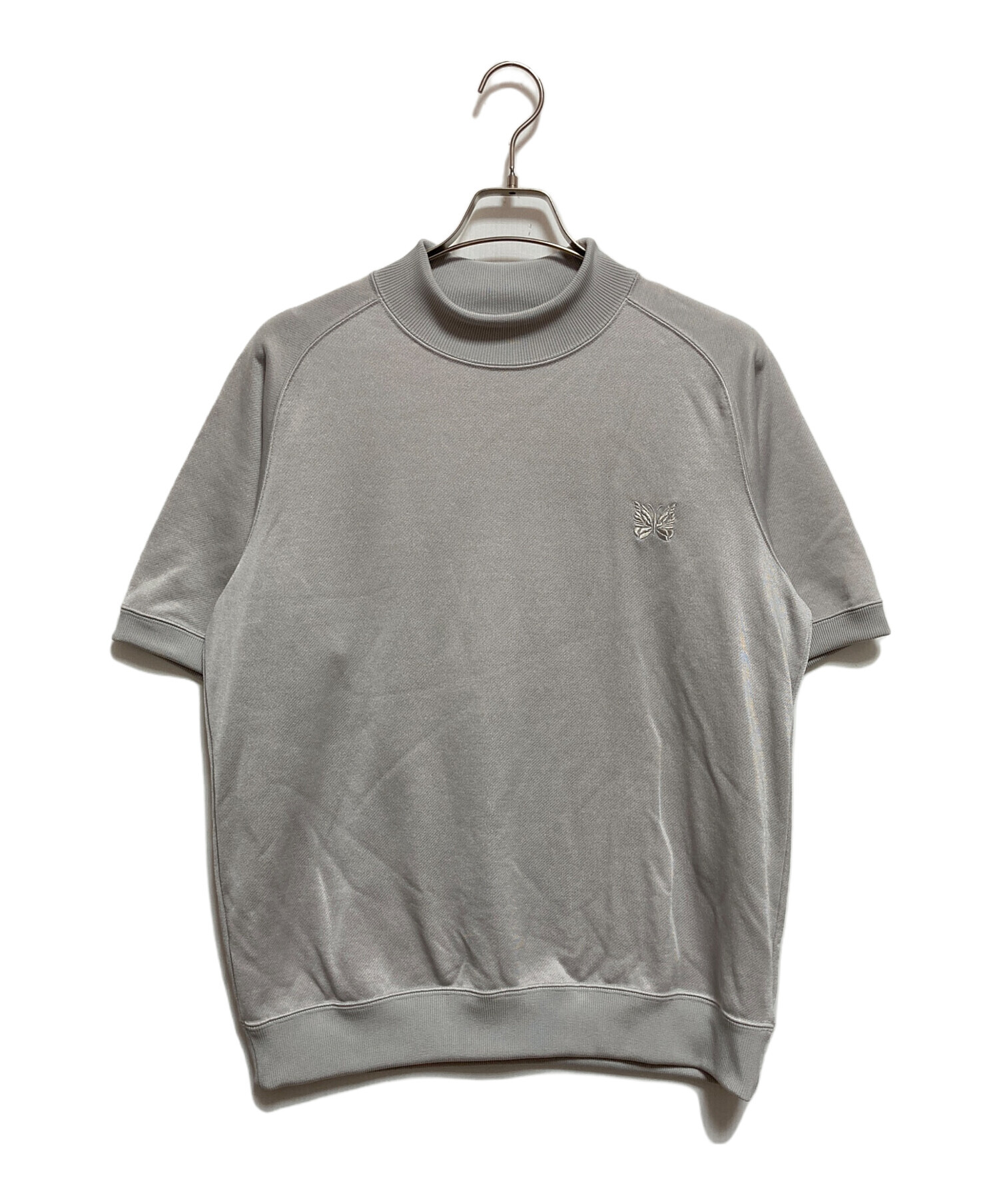 中古・古着通販】Needles (ニードルズ) S/S Mock Neck Tee グレー