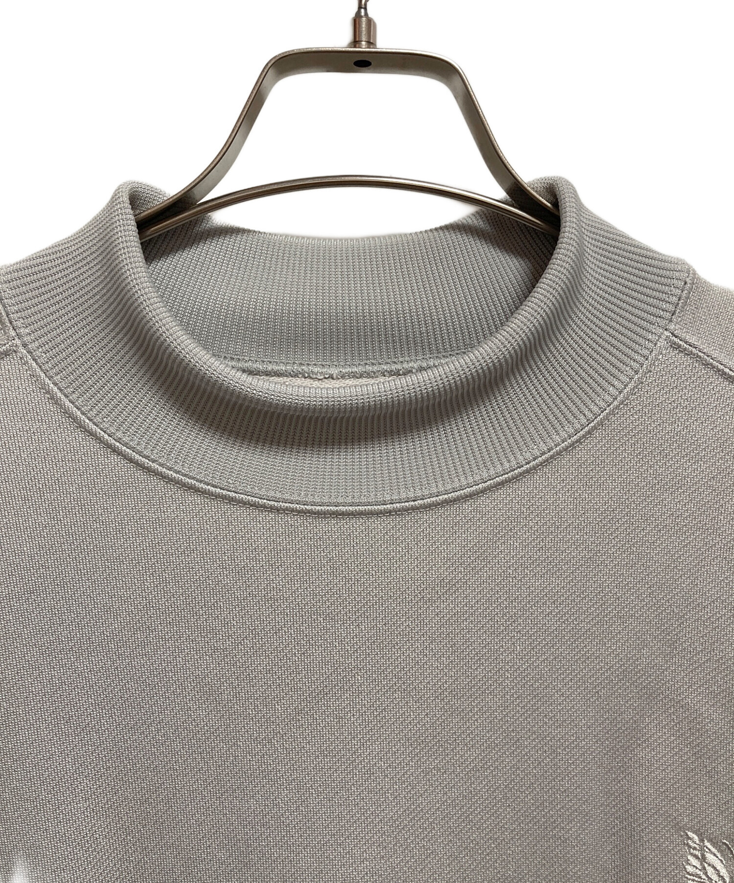 中古・古着通販】Needles (ニードルズ) S/S Mock Neck Tee グレー