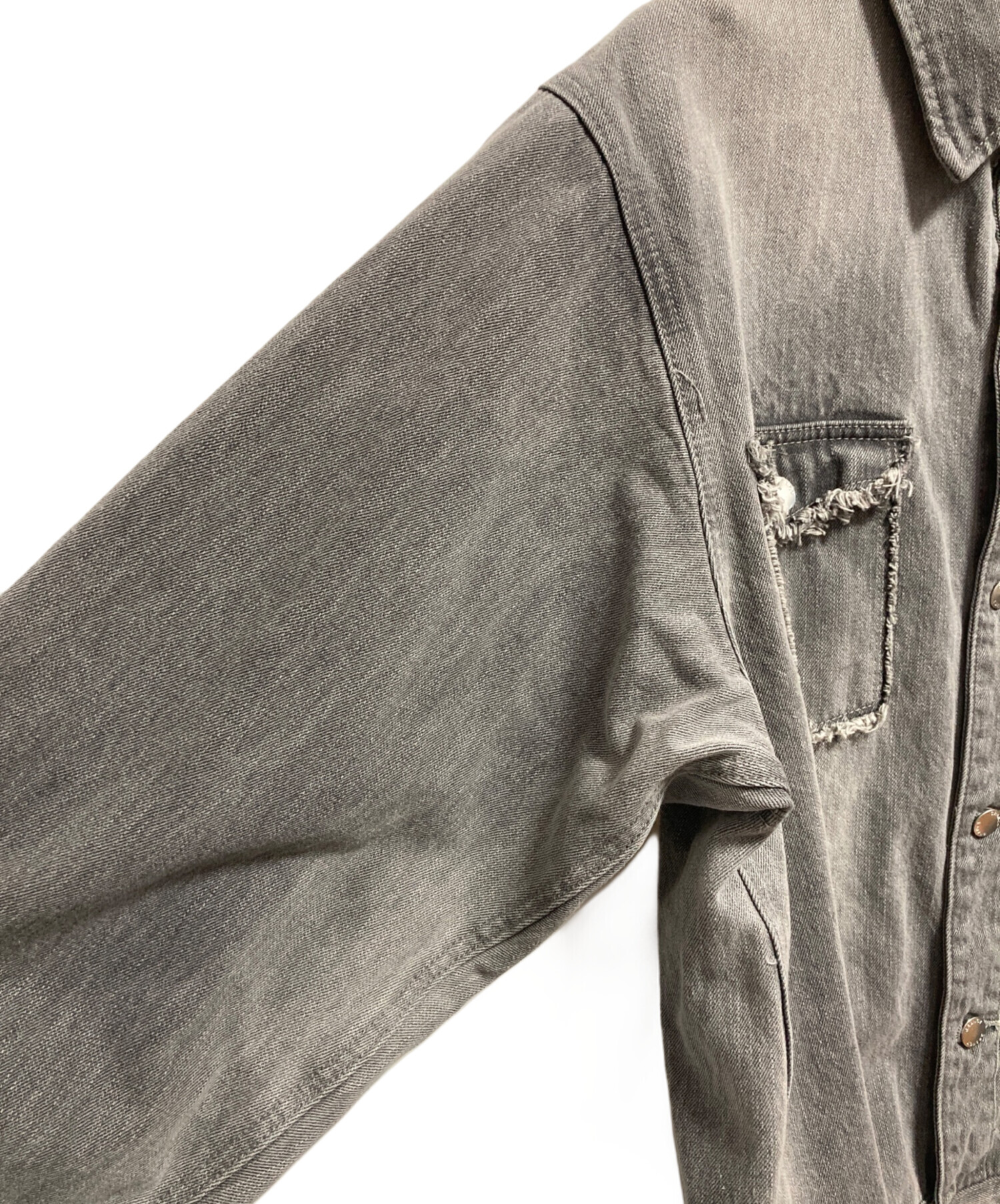 中古・古着通販】grancy (グランシー) ZipDesign DenimShirt Jacket