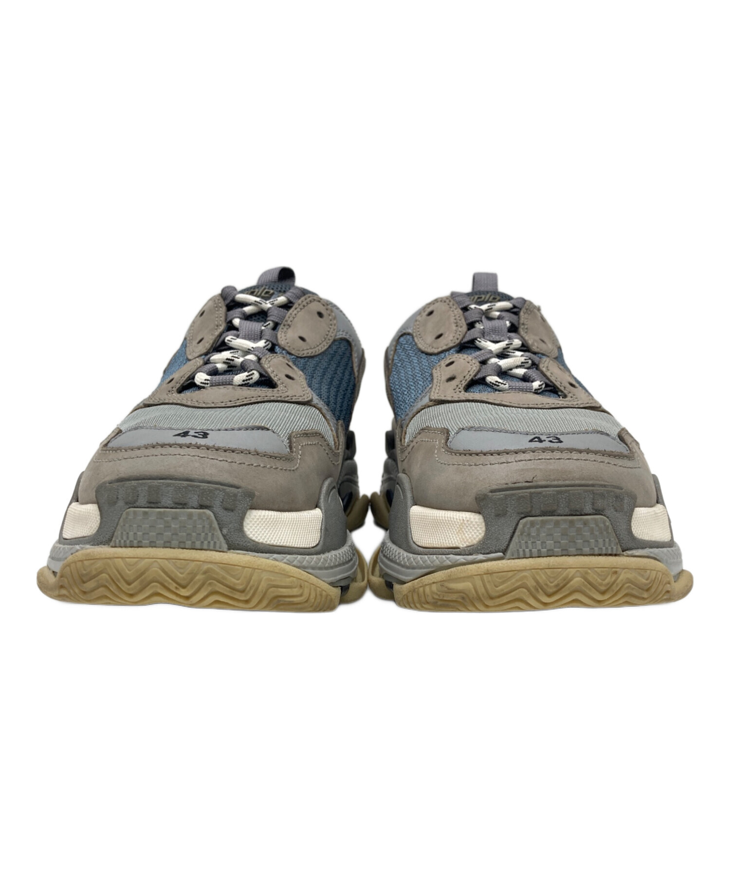 【BALENCIAGA】トリプルS グレー 43 レア 美品 銀座正規店購入 バレンシアガ トリプルエス グレー - メルカリ