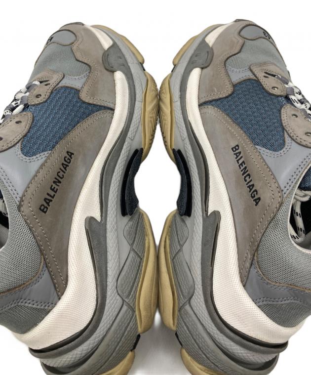 【BALENCIAGA】トリプルS グレー 43 レア 美品 銀座正規店購入 中古・古着通販】BALENCIAGA (バレンシアガ) TRIPLE S グレー サイズ
