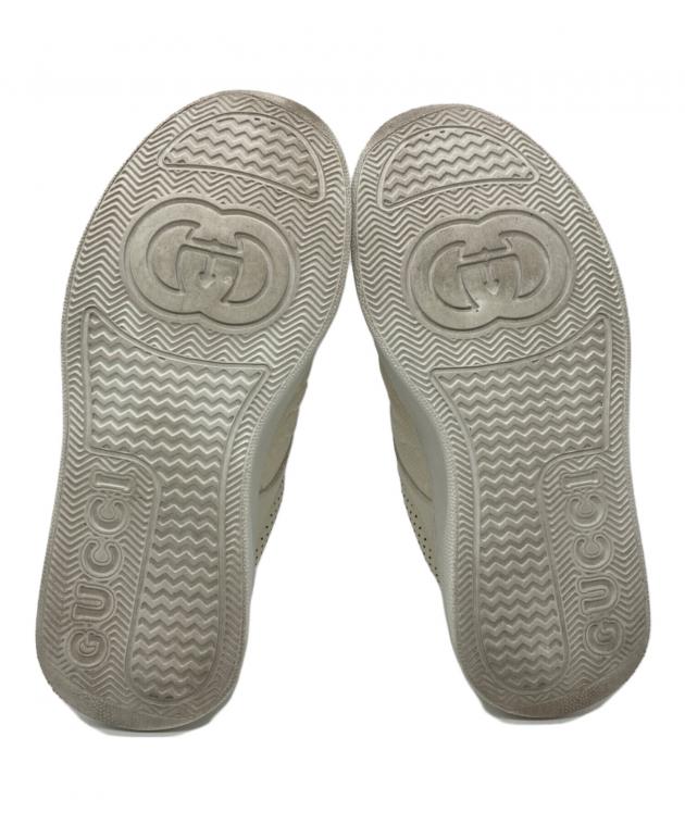 中古・古着通販】GUCCI (グッチ) GGエンボスローカットスニーカー