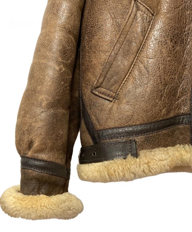 中古・古着通販】Schott (ショット) B3ムートンジャケット ブラウン