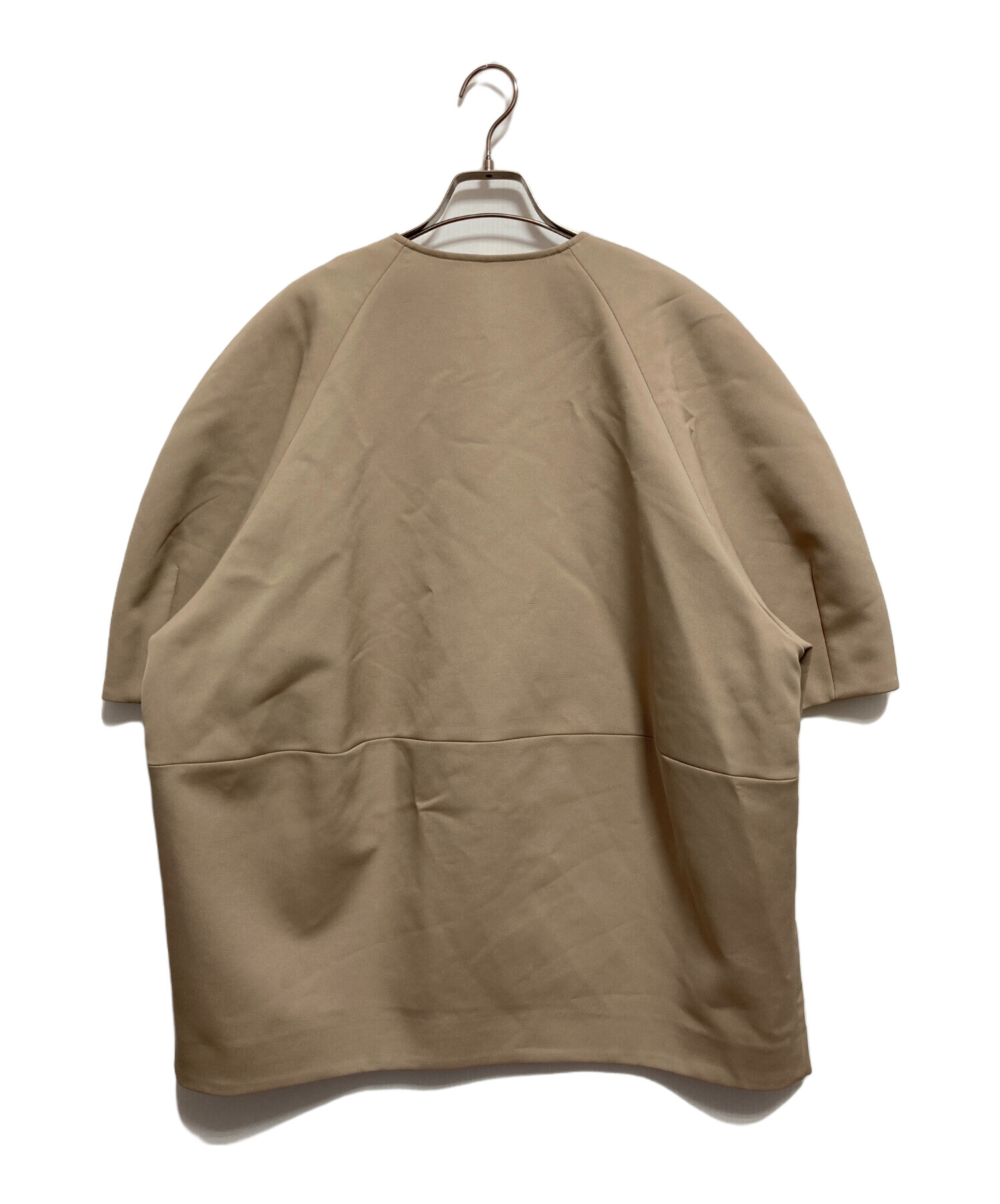 中古・古着通販】CLANE (クラネ) HALF SLEEVE COCOON JACKET ベージュ