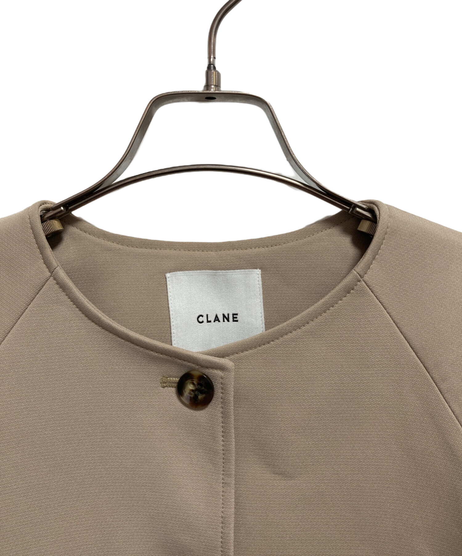 CLANE クラネ カジュアルシャツ S ベージュ 【古着】【中古】【送料無料】 CLANE - CLANE クラネ カジュアルシャツ S 紺 【古着】【中古】【送料