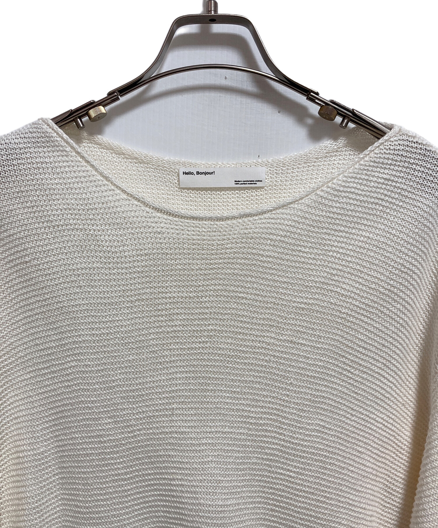 中古・古着通販】L'appartement (アパルトモン) Linen Boat Neck Knit