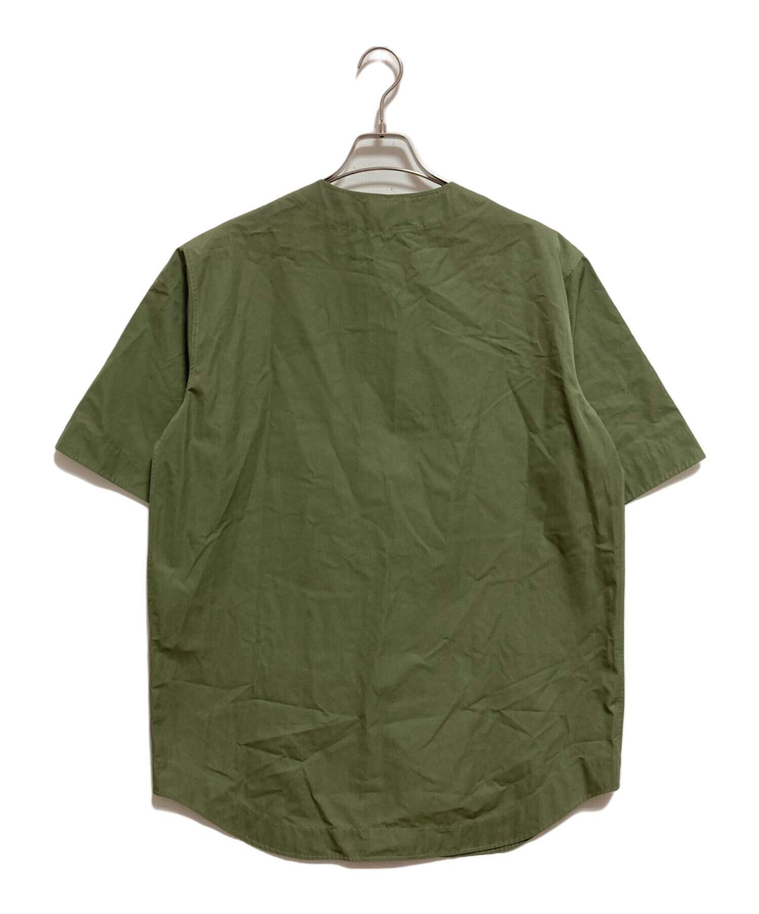 中古・古着通販】JIL SANDER (ジルサンダー) ノーカラージップシャツ
