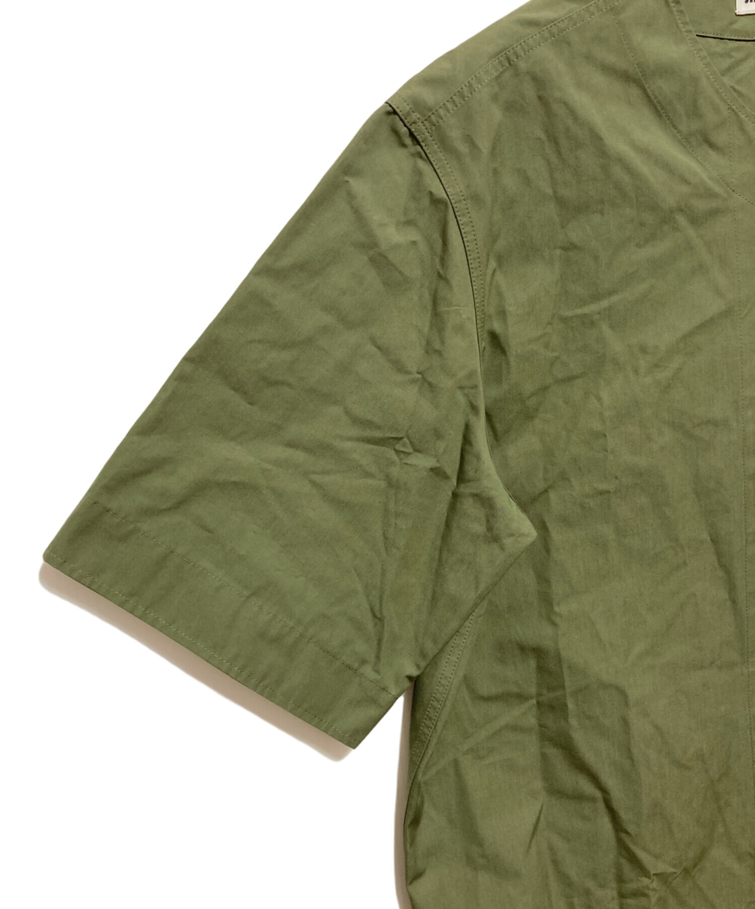 中古・古着通販】JIL SANDER (ジルサンダー) ノーカラージップシャツ