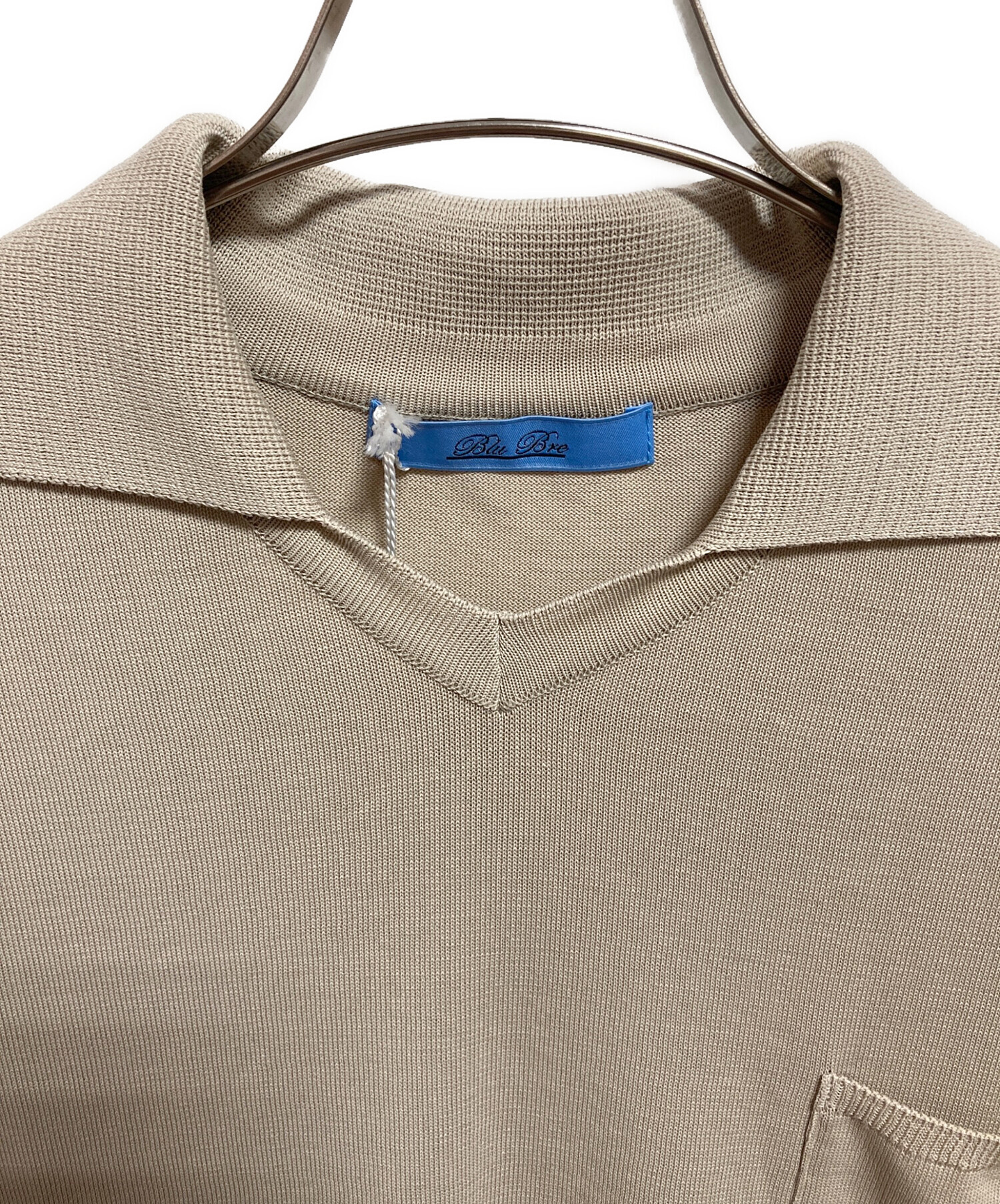 中古・古着通販】BluBre (ブルブレ) ポケット付き スキッパー コットン